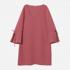 Акція на Сукня-футболка міні осіння жіноча H&M XAZ130813BWWY 36 Рожева від Rozetka