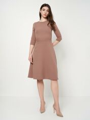 Акція на Сукня міді жіноча NARODNYY BUTIK Марінка 132-03 44 Моко від Rozetka