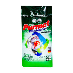 Акція на Пральний порошок Purmat Ultra+ Universal, 100 циклів прання, 10 кг від Eva