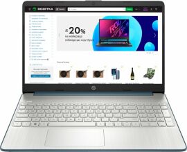 Акция на Ноутбук HP Laptop 15s-fq5000ua  Spruce Blue / Intel Core i3-1215U / RAM 16 ГБ / SSD 512 ГБ от Rozetka