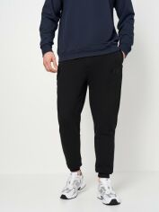 Акція на Спортивні штани чоловічі Emporio Armani 11075.1 XL (50) Чорні від Rozetka