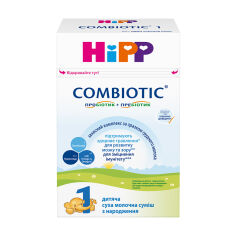 Акція на Дитяча суха молочна суміш HiPP Combiotiс 1 початкова, з народження, 500 г від Eva