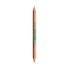 Акція на Двосторонній стик хайлайтер та консилер для обличчя NYX Professional Makeup Wonder Pencil 02 Medium, 0.7 г від Eva