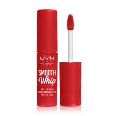 Акція на Рідка матова помада-крем для губ NYX Professional Makeup Smooth Whip Matte Lip Cream 14 Velvet Robe, 4 мл від Eva