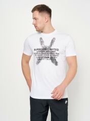 Акція на Чоловіча футболка Burberry 11118.2 2Xl 52 Біла від Rozetka