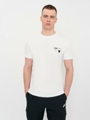 Акція на Футболка бавовняна довга чоловіча Karl Lagerfeld 11092.2 S Біла від Rozetka