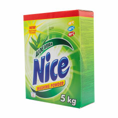 Акція на Пральний порошок Nice Aloe Vera універсальний, 62 цикли прання, 5 кг від Eva