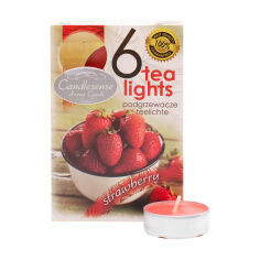 Акція на Ароматична свічка-таблетка Candlesense Decor Strawberry, 6 шт від Eva