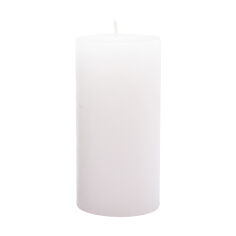 Акція на Циліндрична свічка Candlesense Decor Rustic Біла, діаметр 6 см, висота 12 см від Eva