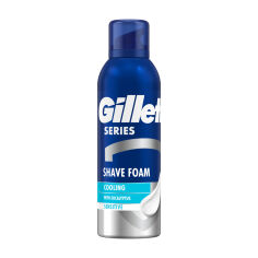 Акція на Піна для гоління Gillette Series Sensitive Охолоджувальна, з евкаліптом, 200 мл від Eva