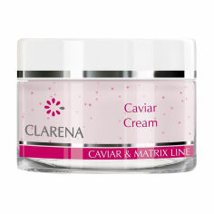 Акція на Омолоджувальний ікорний крем-ліфтинг для обличчя Clarena Caviar & Matrix Line Caviar Cream, 50 мл від Eva