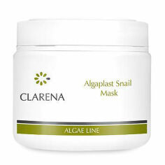 Акція на Маска для обличчя Clarena Algae Line Algaplast Snail Mask з водоростями та муцином равлика, 500 мл від Eva