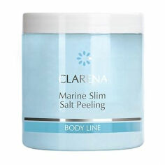 Акція на Пілінг для схуднення Clarena Body Line Marine Slim Salt Peeling, 250 мл від Eva