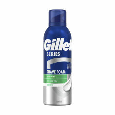 Акция на Чоловіча піна для гоління Gillette Series Sensitive для чутливої шкіри, з алое вера, 200 мл от Eva