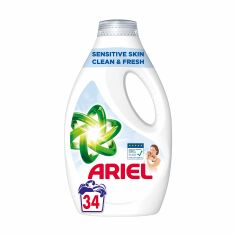 Акция на Гель для прання Ariel Sensitive Skin Clean & Fresh для чутливої шкіри, 34 цикли прання, 1.7 л от Eva