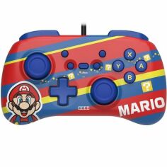 Акція на Геймпад проводной Horipad Mini (Mario) для Nintendo Switch, Red/Blue від MOYO