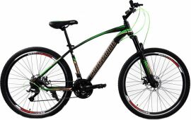 Акция на Велосипед Crossride 27.5 МТВ ST "WESTSIDE" 17" Чорно-зелений (01752-170-1) + Велосипедні шкарпетки в подарунок от Rozetka