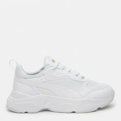 Акція на Жіночі кросівки Puma Cassia 38464701 40.5 (7) 26 см Puma White-Puma White-Puma Team Gold від Rozetka
