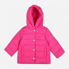 Акція на Дитяча демісезонна куртка для дівчинки Timbo K063157 98 см Рожева від Rozetka