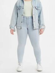 Акция на Джинси Skinny жіночі Levi's 929150488 34 (16W) Блакитні от Rozetka