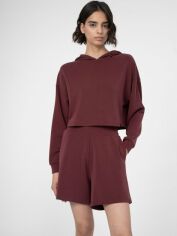 Акция на Худі оверсайз жіноче 4F Sweatshirt F362 4FSS23TSWSF362-81S M Коричневе от Rozetka