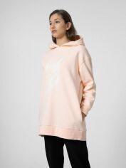 Акція на Худі тепле жіноче 4F Sweatshirt F253 4FSS23TSWSF253-83S S Бежеве від Rozetka