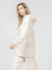 Акція на Худі оверсайз жіноче Outhorn Sweatshirt F291 OTHSS23TSWSF291-11S L Бежеве від Rozetka