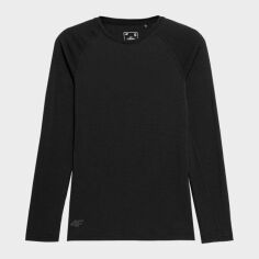 Акція на Спортивний лонгслів жіночий 4F Longsleeve Fnk F085 4FSS23TFLOF085-20S XS Чорний від Rozetka