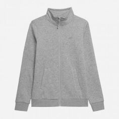 Акція на Толстовка 4F Sweatshirt F371 4FSS23TSWSF371-27M M Сіра від Rozetka