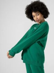 Акция на Світшот жіночий Outhorn Sweatshirt F283 OTHSS23TSWSF283-40S S Зелений з принтом от Rozetka