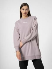 Акція на Світшот жіночий 4F Sweatshirt F251 4FSS23TSWSF251-83S S Світло-рожевий з принтом від Rozetka