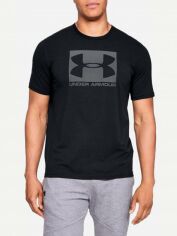 Акція на Футболка довга чоловіча Under Armour Ua Boxed Sportstyle Ss 1329581-001 LG Чорна від Rozetka