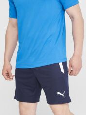 Акция на Шорти Puma teamLIGA Training Shorts 2 65766706 S Peacoat-Puma White от Rozetka