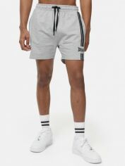 Акція на Шорти бавовняні чоловічі Lonsdale 117368-1527 XL Marl Grey/Black від Rozetka