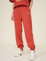 Акція на Спортивні штани жіночі Outhorn Trousers Cas F178 OTHSS23TTROF178-62S S Червоні від Rozetka