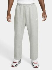Акція на Спортивні штани чоловічі Nike M Nk Club Bb Cropped Pant DX0543-063 XL Dark Grey Heather/White від Rozetka