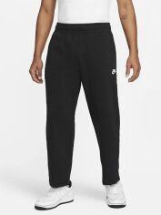 Акція на Спортивні штани утеплені чоловічі Nike M Nk Club Bb Cropped Pant DX0543-010 M Black/White від Rozetka