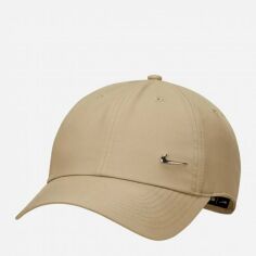 Акція на Кепка Nike U NSW DF H86 METAL SWOOSH CAP 943092-276 MISC Neutral Olive/Metallic Silver від Rozetka
