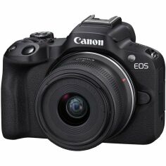 Акція на Фотоаппарат CANON EOS R50 + RF-S 18-45 IS STM Black (5811C033) від MOYO