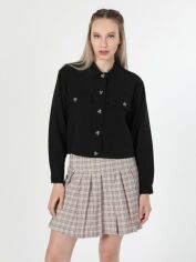 Акция на Сорочка жіноча Colin's CL1059738BLK XS Чорна от Rozetka