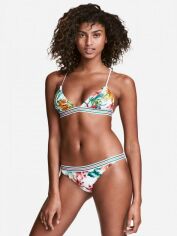Акція на Нижня частина купальника жіноча H&M 0456403-5 36 Білий/Листя (СА2000001969670) від Rozetka
