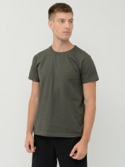 Акція на Футболка бавовняна довга чоловіча Fruit of the loom Valueweight 0610360GL 3XL Світлий графіт від Rozetka