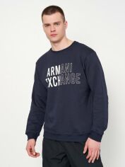 Акція на Чоловічий світшот Armani Exchange 10869.21 2Xl 52 Темно-синій від Rozetka