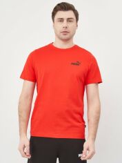 Акция на Футболка Puma Ess Small Logo Tee 58666811 M High Risk Red от Rozetka