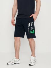 Акція на Шорти бавовняні чоловічі Emporio Armani 11120.2 S Темно-сині від Rozetka