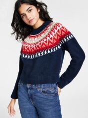 Акція на Светр в'язаний жіночий Tommy Hilfiger 219761887 2X Синій від Rozetka