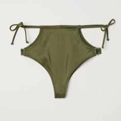Акція на Нижня частина купальника жіноча H&M 620933 40 Оливкова від Rozetka