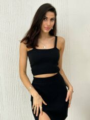 Акція на Топ жіночий ARTKNIT Joy3 S Чорний від Rozetka