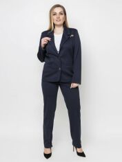 Акція на Костюм жіночий VLAVI Вікторі 135407 54 Синій від Rozetka