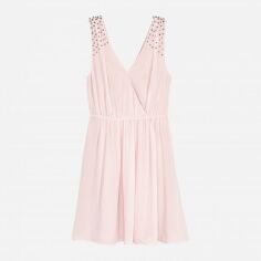 Акція на Сукня коротка літня жіноча H&M 23-0513372-006 36 Пудрова (СА2000001435137) від Rozetka
